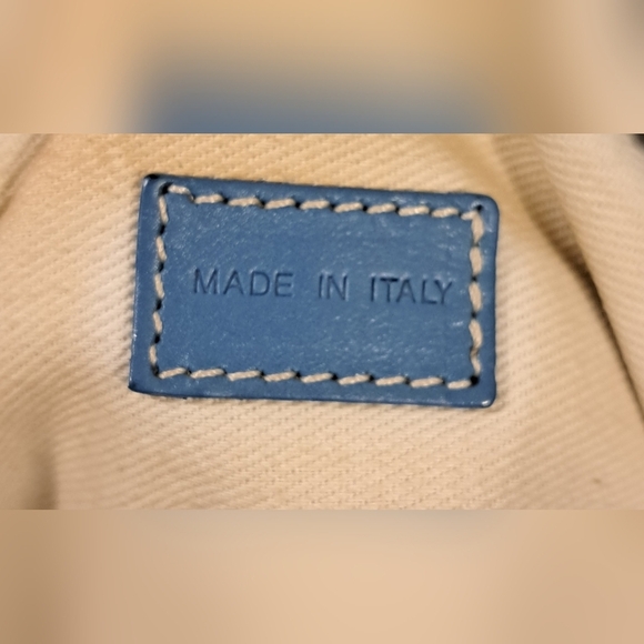 Y2K Marc Jacobs Aqua Leather Hobo Boho Streetwear Casual Everyday Purse Bag - Picture 14 of 14